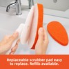 Qaestfy Bathtub Scrubber, Adjustable Long Handled Scrub Brush with 51