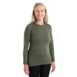 Icebreaker Merino Women's 260 Tech Long Sleeve Crew Neck - Loden, Large