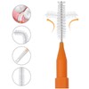 ULTECHNOVO 100piezas Cepillos Interdentales Para Limpieza De Brackets Herramienta De