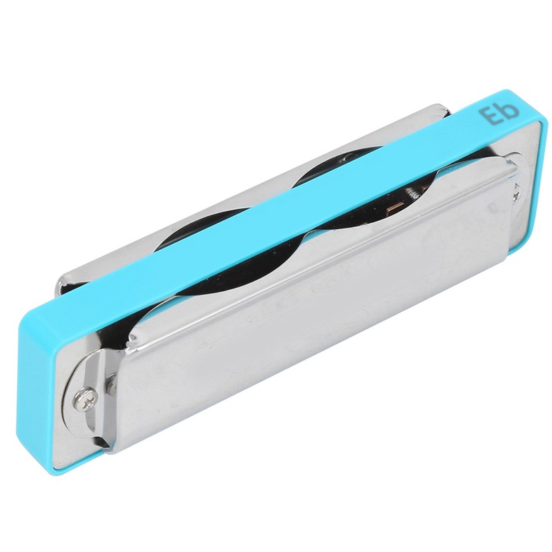 Blues Harmonica 10‑Hole Mouthorgan Eb Key ABS Resin Comb Beginner