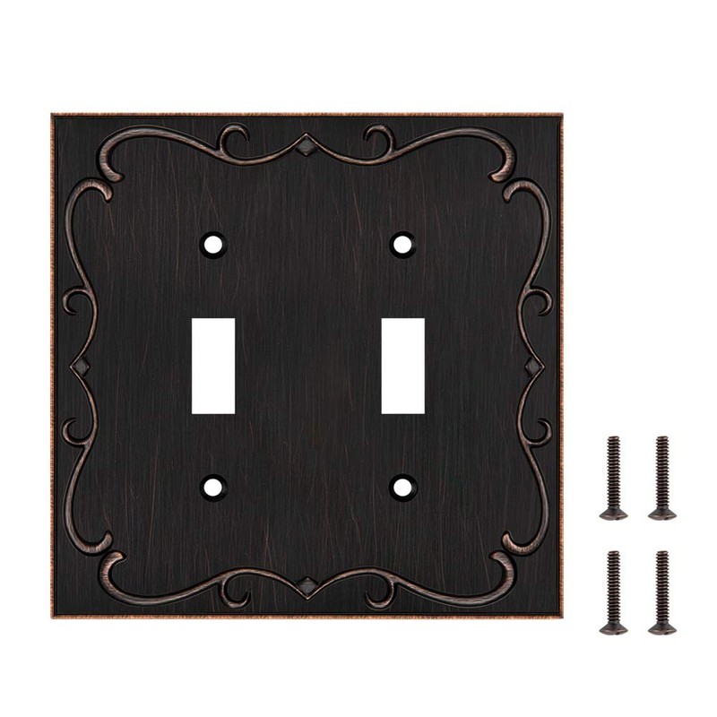 French Cabriole Decorative Wall Plate Switch Plate Outlet Cover (Double