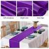 yourose 10 Pack Satin Table Runners 12 x 108 inch