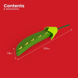 Bigjigs Toys Play Food Peas In A Pod - 4 Piece Wooden Vegetables Grocery Toy, Pretend Cooking Sets & Kitchen Accessories For Children, Made From Eco Friendly Wood, Age 18+ Months Old