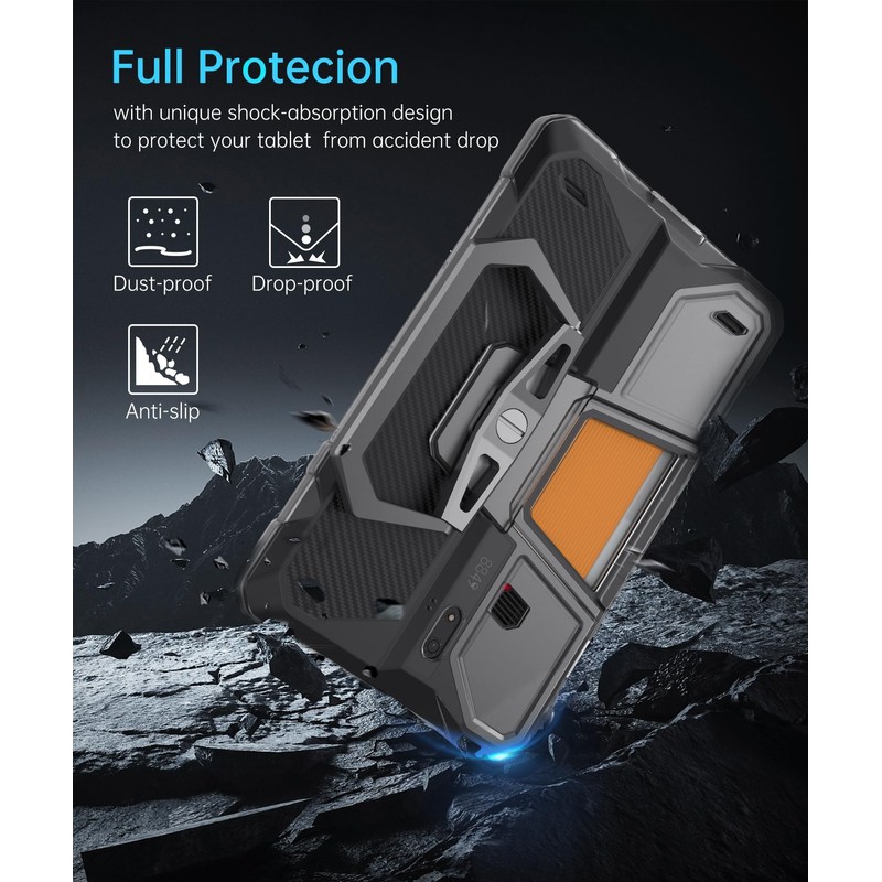 8849 Tank Pad Tablet Case 10.95’’, Rotating Stand Protective Cover