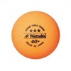 Nittaku Plastic Sound Table Tennis Ball 3-pack & Table Tennis Racket for Visually Impaired Practice Table Tennis Ball