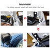 DarSeity Low Profile Mount Hood Hinges Ditch Light Brackets for