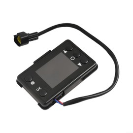 Diesel Air Heater LCD Monitor Switch Control Board Set with Remote Control, 12V/24V Compatible 30-40°C Temperature Range for 2kw/5kw/8kw Car Truck Parking Heater Repair