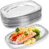 Frcctre 30 Pack Large Aluminium Foil Trays, 14x9 Inches Disposable