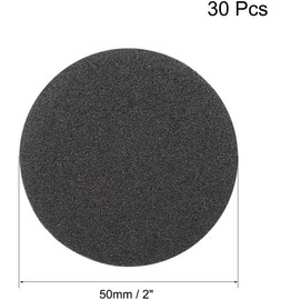 TA-VIGOR 30Pcs 50mm Wet and Dry Sanding Discs, 150 Grit 2 Inch Hook and Loop Sandpaper Electrostatic Sand Planting Silicon Carbide Sanding Discs