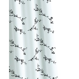 Croydex Blossom Textile Shower Curtain