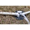6-1/2 inch Drain Cover with Integrated Ports, Floor Drain with