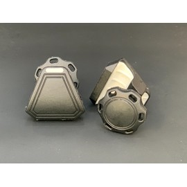 Unbranded Precision Football Helmet Visor Clips - Black