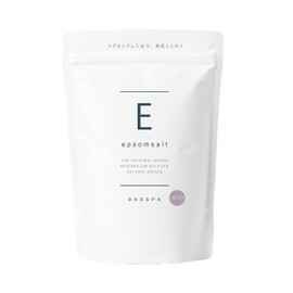 BASSPA Epsom Salt Bath Salts with a Choice of 10 Scents, Magnesium Sulfate Bathing Agent, Measuring Spoon Included (10 kg, Lavender)