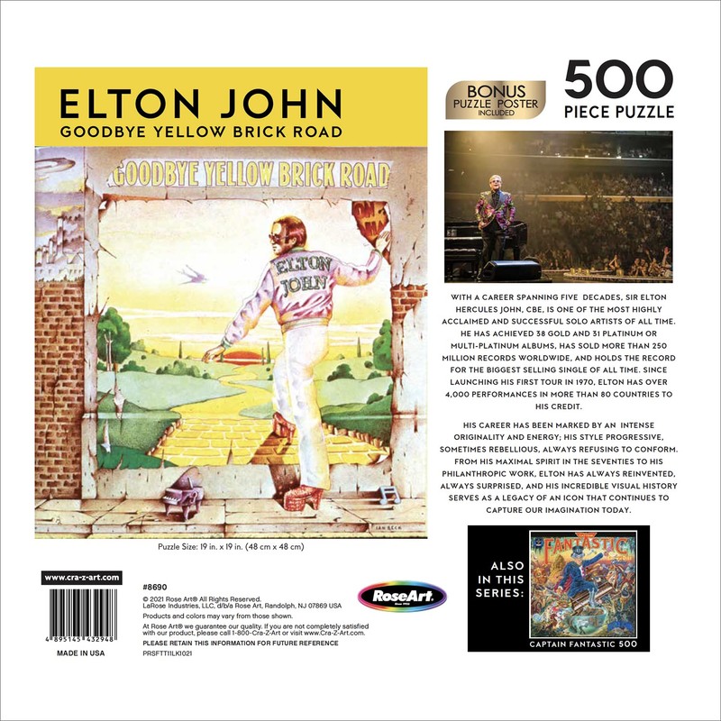 RoseArt - Elton John - Goodbye Yellow Brick Road -
