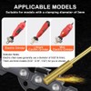 JONRIOUS 36Pcs Diamond Chainsaw Sharpener Bits,High Hardness 7/32 Chainsaw Sharpening