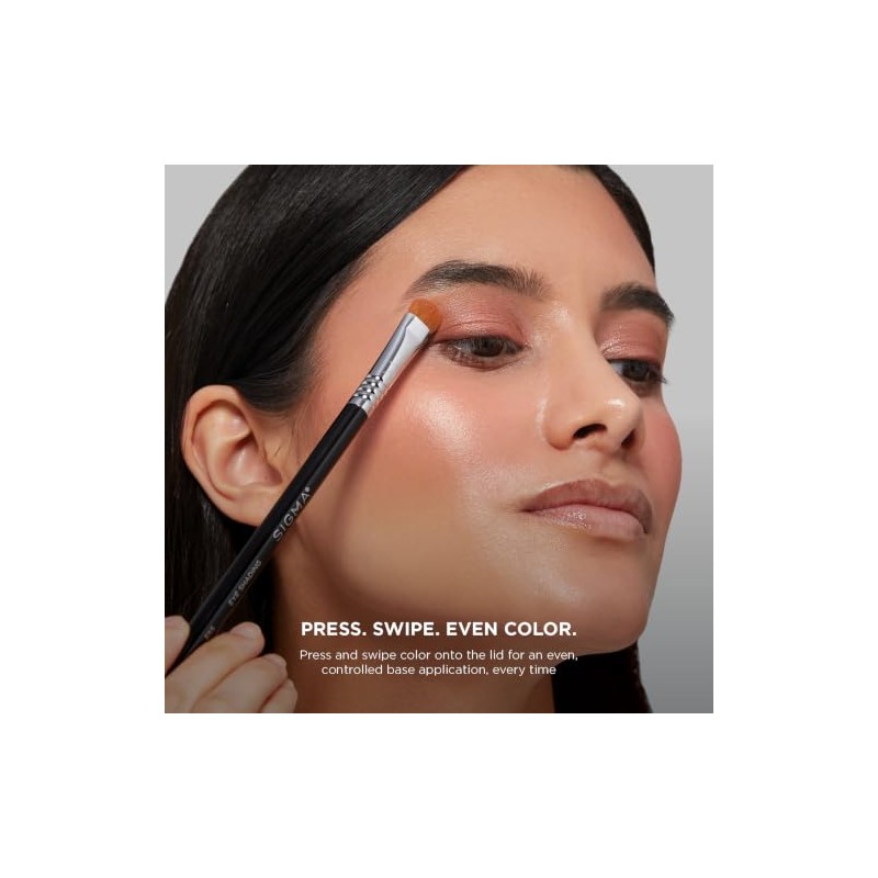 SIGMA Beauty Eye Shading Brush - E55 Black-Chrome Brush Women