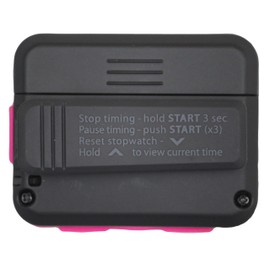 Gymboss miniMAX Interval Timer and Stopwatch - BLACK / PINK SOFTCOAT