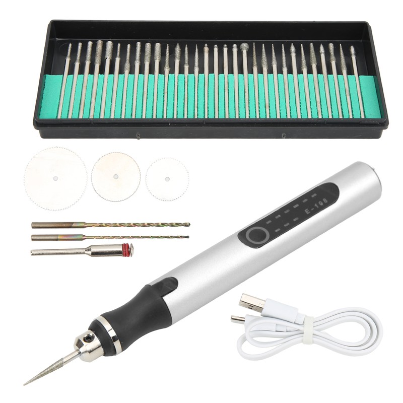 Engraving Pen Portable Wireless Charging 3 Speed DIY Drilling Cutting