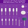 120 PCS Polishing Kit for Dremel, Abrasive Buffing Wheels for