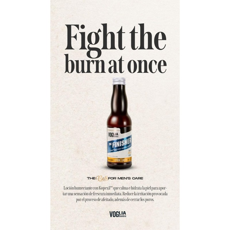 VOGLIA HOMBRE LOCION POST-AFEITAR PARA BARBA 180ml 2 PACK