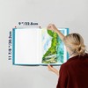 Art Portfolio Folder, 40 Clear Pockets Acqua Paper Protectors Display