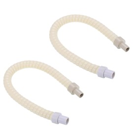 PATIKIL 1.6ft Drain Hose, 2 Pack Flexible Air Conditioner Water Pipe PVC Insulated Universal Tube for AC HVAC Indoor Internal Unit