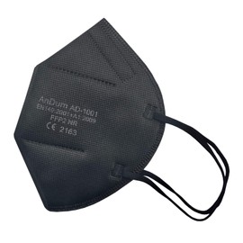 Borussia Dortmund BVB-FFP2 Mask (Pack of 5), Black