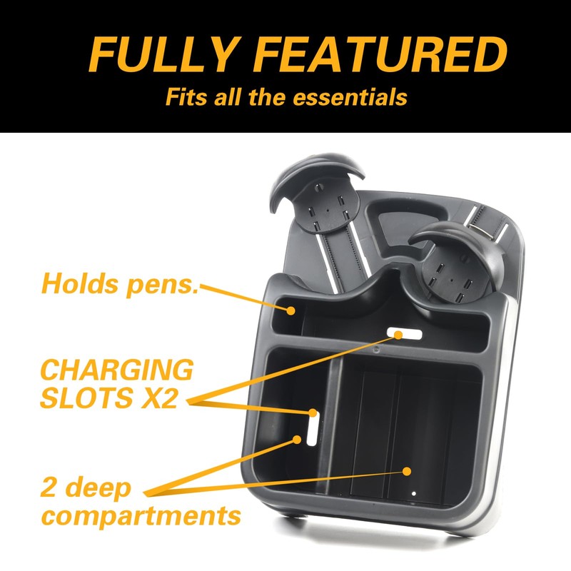 Zinytrae Universal Big Center Console for Cars, Trucks, Minivans, SUVs,