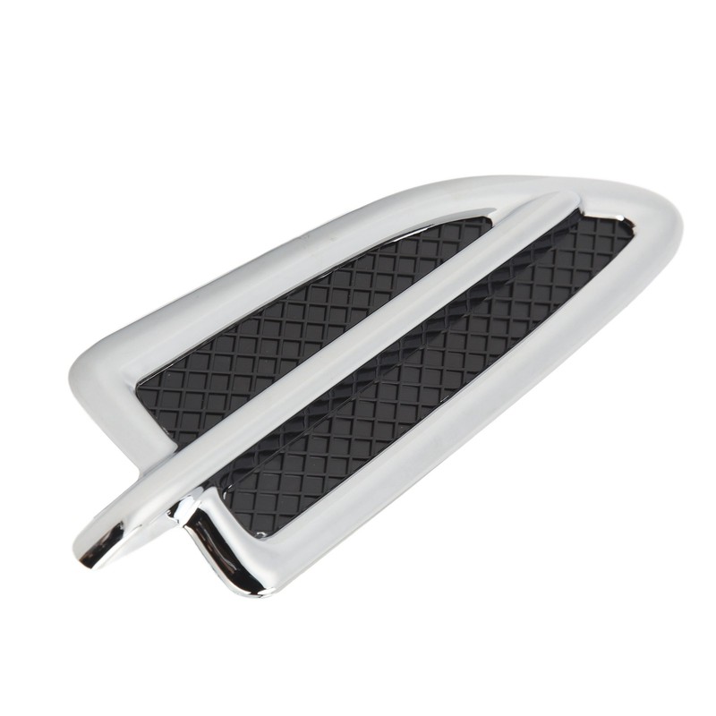 Front Mudguard Vent Molding Chrome Stylish Easy Installation Mud Flap