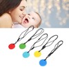 5pcs Teething Toys Silicone Skull Pattern Round Shape 5 Color