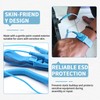 4 Pcs Anti-Static Wrist Strap,ESD Grounding PC Earthing,Antistatic Wristband,Adjustable Wrist