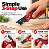 Folding Utility Knife for Box Cutting – Quick-Change Blade, Anti-Slip