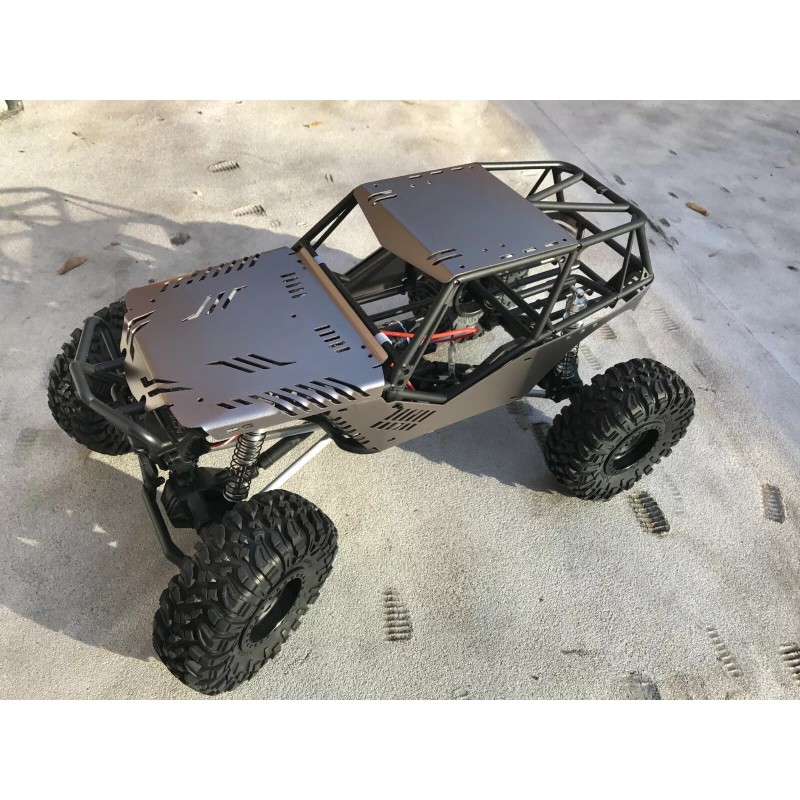 G-M Aluminum Body Panel Kit for 1/10 Axial Wraith Grey