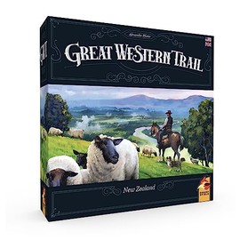 Great Western Trail 2nd Edition New Zealand Board Game - Embark on a Unique Cattle Ranching Adventure! Strategy Game for Kids & Adults, Ages 12+, 1-4 Players, 75-150 Min Playtime Made by Eggertspiele