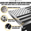 Synrroe Heavy Duty American Flag Hitch Cover & Keyless Hitch