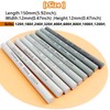 LWCUSNJ 9pcs Round Green Carbon Sharpening Stone Sticks Set, Green
