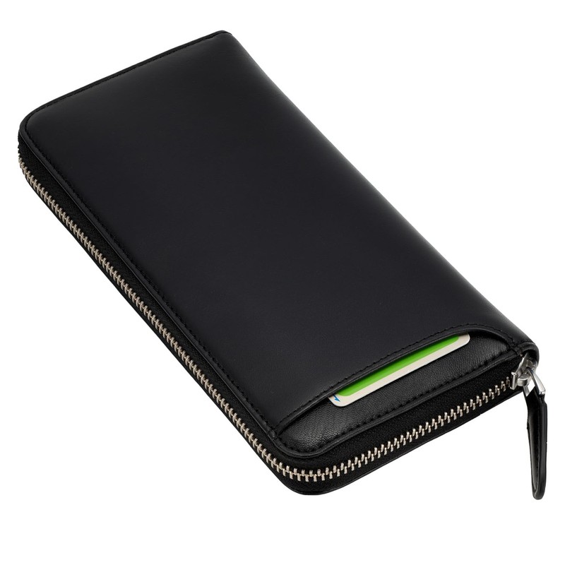 MILAGRO ST-W1619 Round Long Wallet, Ethiopian Sheep (Men's, Wallet, Zipper,