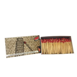 Wooden Matches Pack of 250 Matches 4.7cm Long Matches for Fireplace Stove BBQ BBQ Fireplace Wooden Matches Family Pack