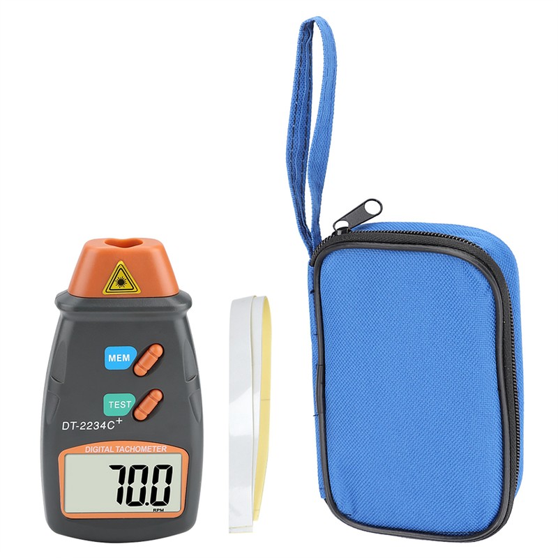 Digital Handheld Laser Tachometer Non Contact RPM Tester Speed Meter