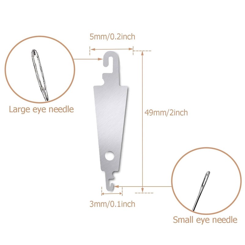 10Pcs Stainless Needle Threaders for Hand Sewing and Embroidery