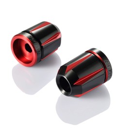Daytona 93134 Premium Zone Motorcycle Bar Ends, For Kawasaki (M8), Scratch Type, Red