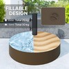 Outsunny Patio Umbrella Base Holder, Heavy Duty Outdoor Umbrella Stand