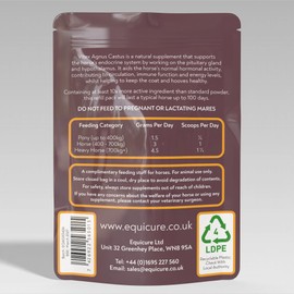 Equicure Vitex Agnus Castus 10x Concentrate - For Horse/Pony (300g Refill)