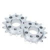 2Pcs Sprocket Gear Aluminum Anodic Oxidation Gears for Robots Machinery
