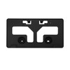 Front Bumper License Plate Bracket Black Compatible with Ford Escape