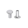sourcing map 100 Pcs 2mm x 4mm Aluminum Flat Head