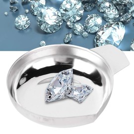 Jewelry Diamond Scale Tray, Electronic Scales Diamond Scales Pan, Digital Scales Pan Made of Stainless Steel for Jewellery Diamond