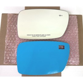 New Replacement Blind Spot Mirror Glass with Full Size Adhesive for 2018-2024 Buick Enclave Passenger Side View Right RH