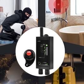 Leapiture Mini Signal Detector M8000 Automatic Radio Signal Detector with Antenna for Hotel Office Home (110-220V EU Plug)