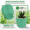 Lifemaster Lifemaster Planter Pots with Drainage Holes - Lightweight, Durable,